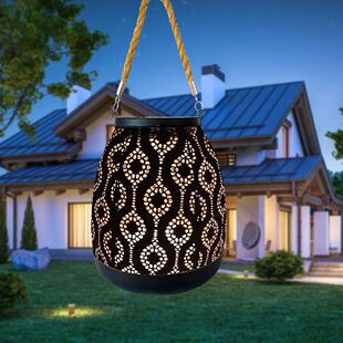 Wrought Iron Solar Lamp Portable Lamp Butterfly Projection Lantern Outdoor Garden Courtyard Landscape Decorative Lamp Lawn Lamp