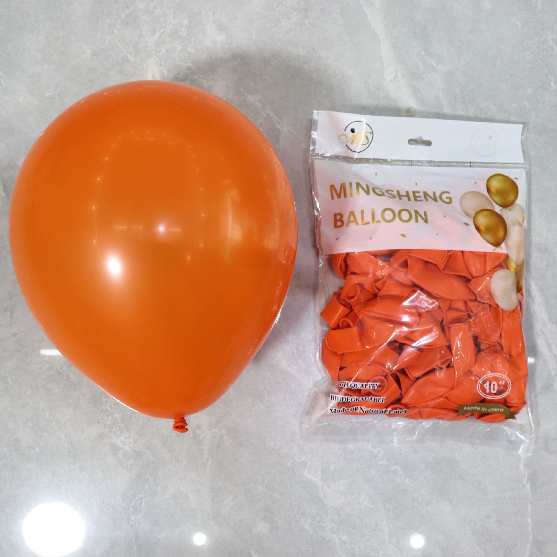 Venta al por mayor de 10 pulgadas 2,2G globo de látex engrosado visita a los Estados Unidos mate redondo cumpleaños fiesta suministros decoración Matt globo