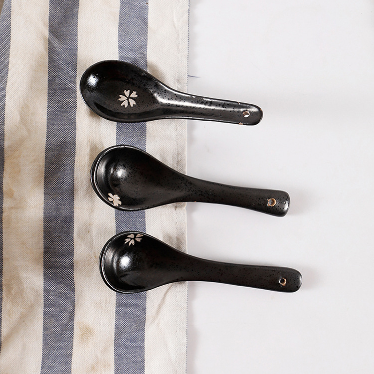 Three-Pointed Japanese-Style Hand-Painted Blue And White Porcelain Household Dessert Eating Internet-Famous Ceramic_voghion.com