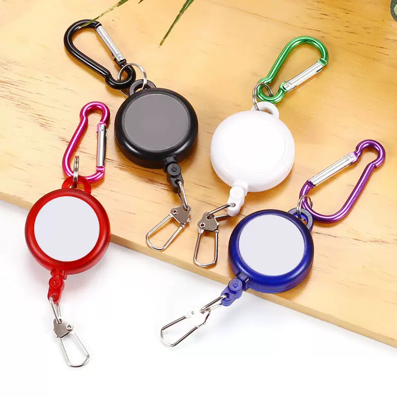 户外便携皮卷尺测量衣物胸围腰围身体三围迷你伸缩拉线器软卷尺子