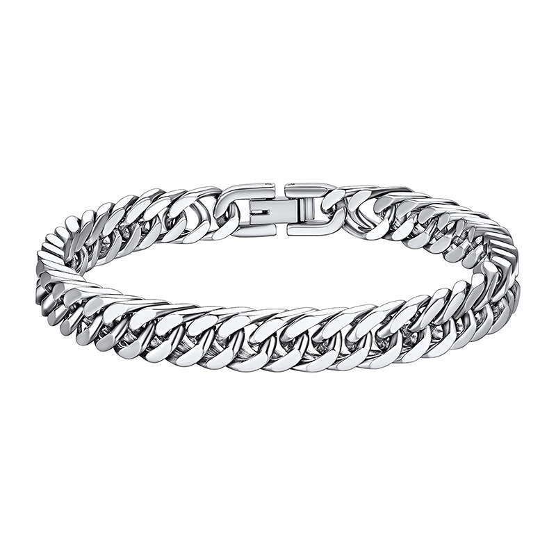 IG Style Punk Cool Style Geometric 304 Stainless Steel Plating Unisex Bracelets display picture 3
