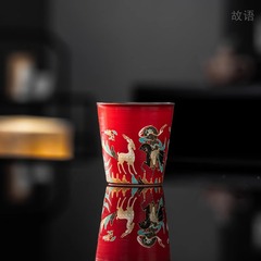 鹿王本生図敦煌九色鹿はお茶を飲みます。