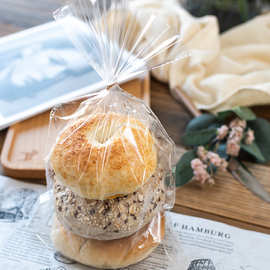 批发烘焙蛋挞铜锣烧贝果包装袋透明面包袋切片吐司袋甜甜圈面包包