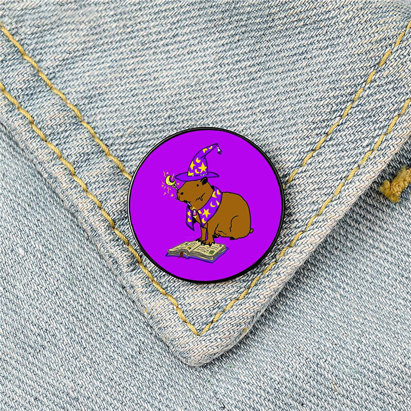 13g Weight Brooches Classification Daily Occasion Mixed materials Material Animal Pattern Unisex Gender Printing Design Cartoon Style Style Cartoon Style Pin Animal Mixed Materials Printing Unisex Brooches