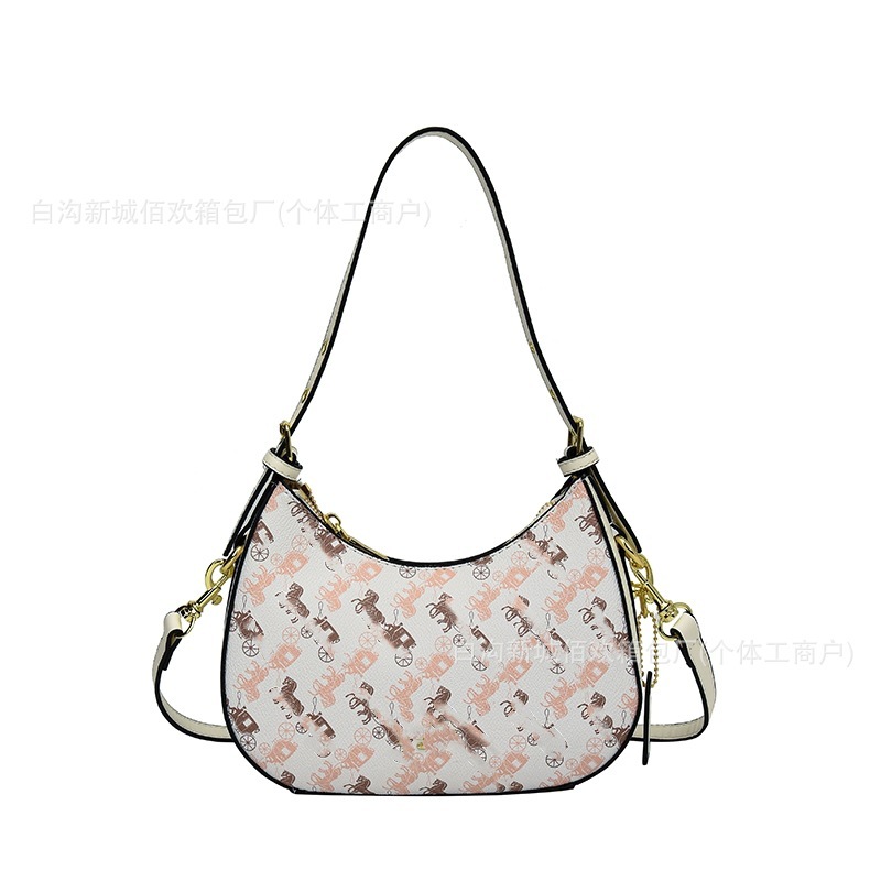 包包女2025新款月斜挎牙包潮腋下简约单肩包通勤百搭时尚休闲女包|undefined