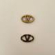 Factory direct new jewelry oval V-shaped female decorative buckle clothing accessories shoes and hats decorative buckle