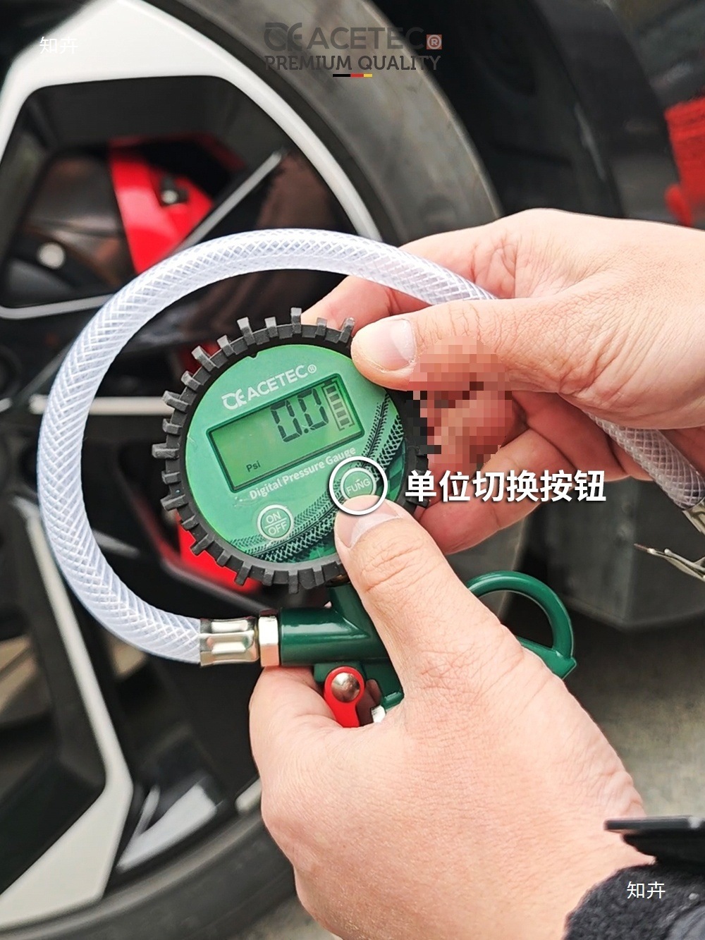Tire pressure gauge, air pressure gauge, tire pressure monitor, pressure gauge, emergency car tire pressure testing gun, car tire inflator