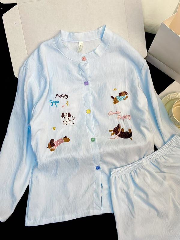春秋睡衣女长袖带胸垫大码云朵棉女款2025新款秋季家居服高级感套|undefined