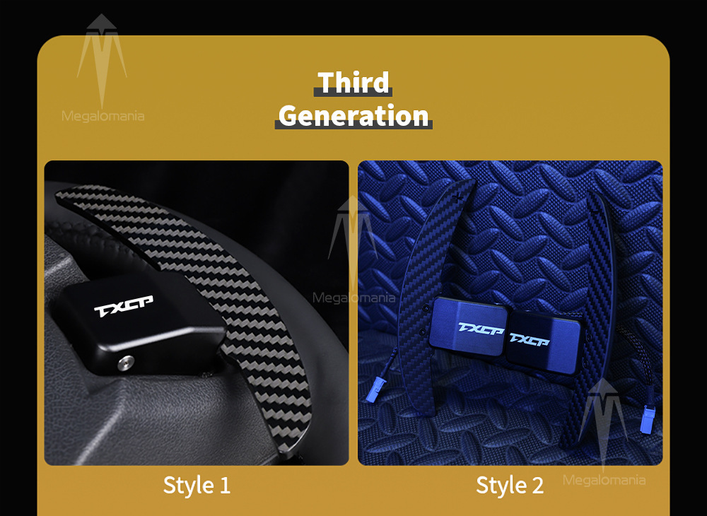 Suitable for Bmw 1~7 Series X3X5X7F10F30F20F12F80F82F34 Carbon Fiber Magnetic Shift Paddles