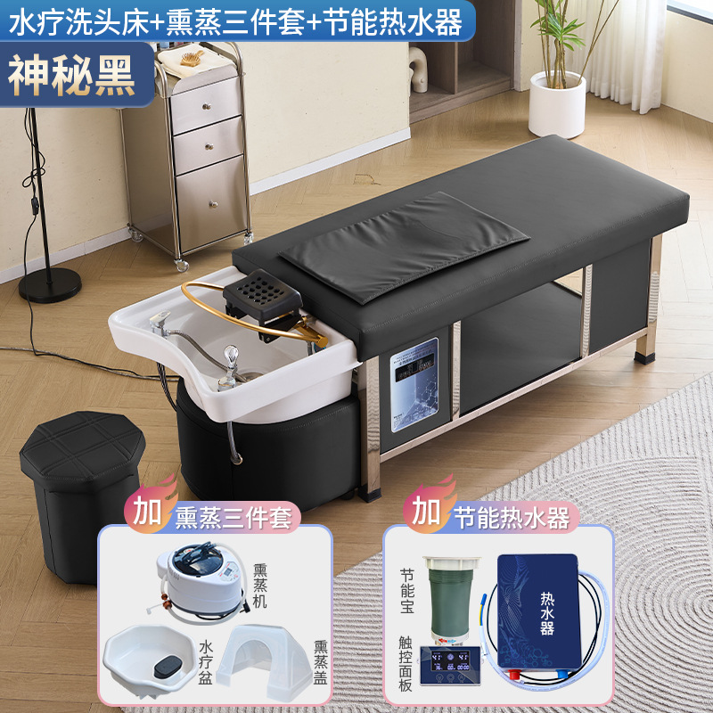 Misterioso negro + ciclo de agua + calentador de agua + fumigación