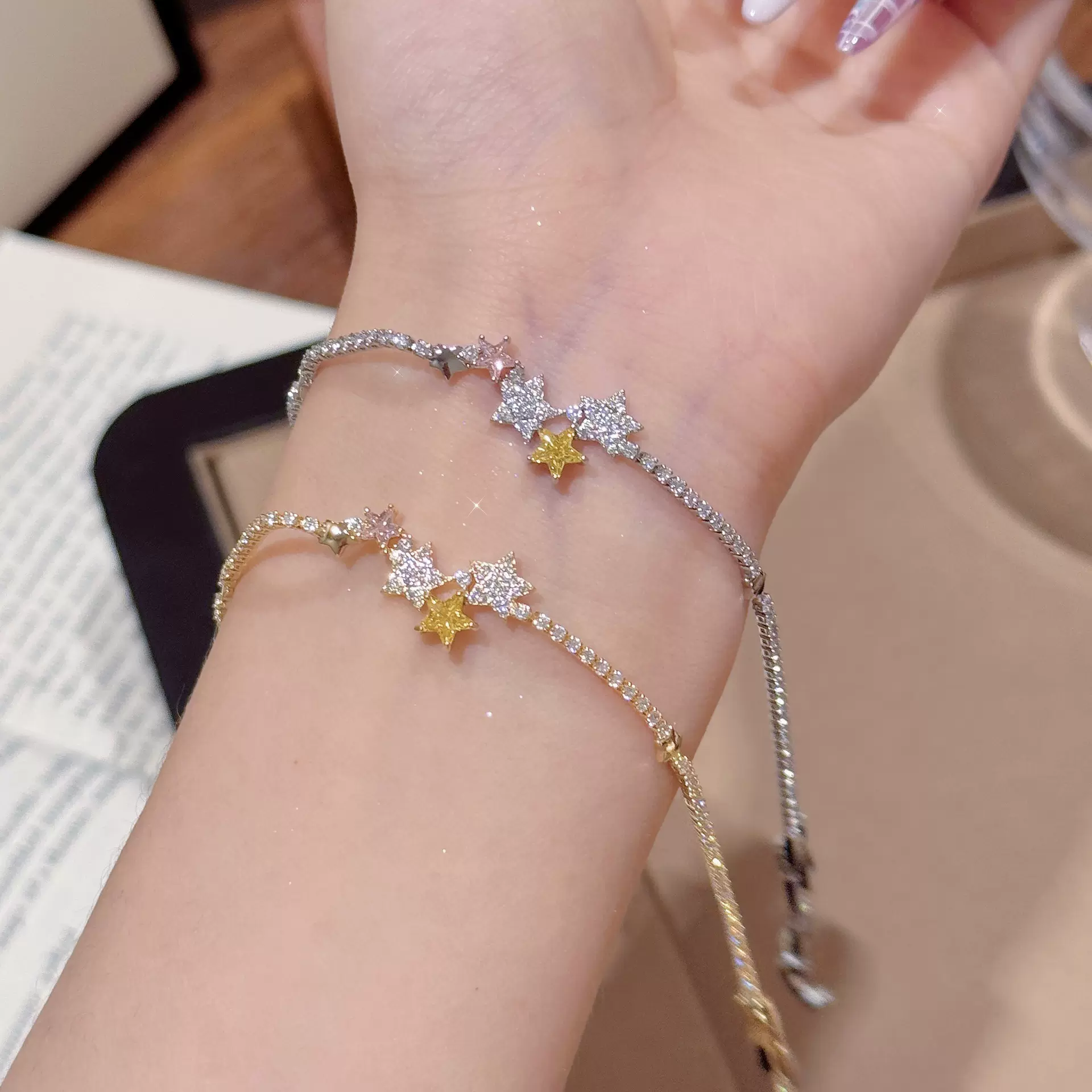 定制饰品星星手链新款时尚原创手饰小众设计感饰品女高级轻奢手链