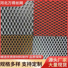 镀锌钢板网装饰菱形孔铝板网防护网碳钢龟甲网金属装饰网重型板网