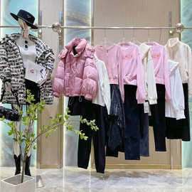 加2023末冬款网红糖果色小个子宽松短款羽绒棉服大衣清仓走份尾货