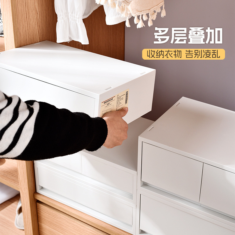 日本の下着収納ボックス家庭用衣類収納引き出し化粧品収納ボックスデスクトップファイル雑貨収納|undefined