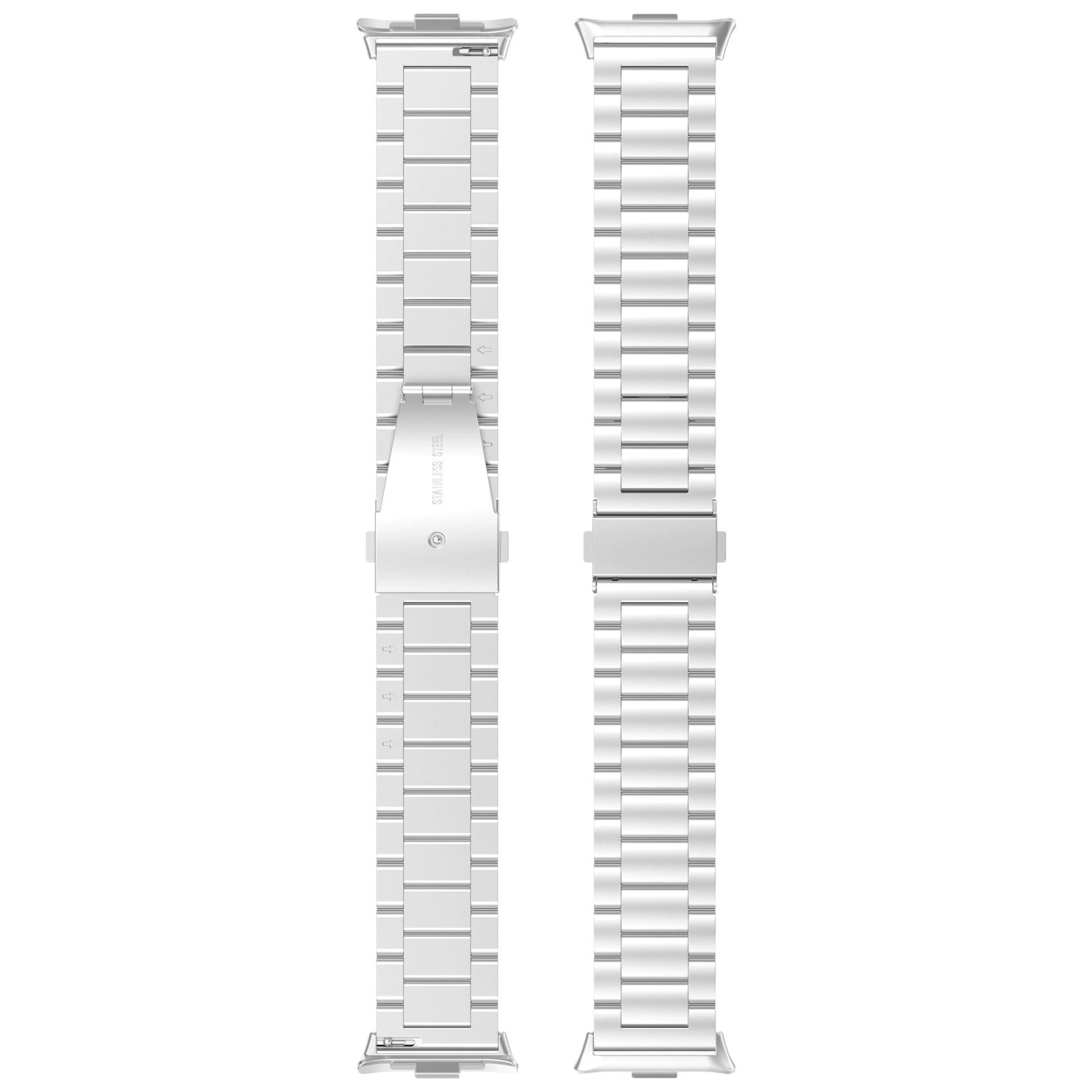 Factory suitable for Redmi watch4 solid three-bead metal strap Redmi watch 4 Xiaomi 9Pro/8Pro strap