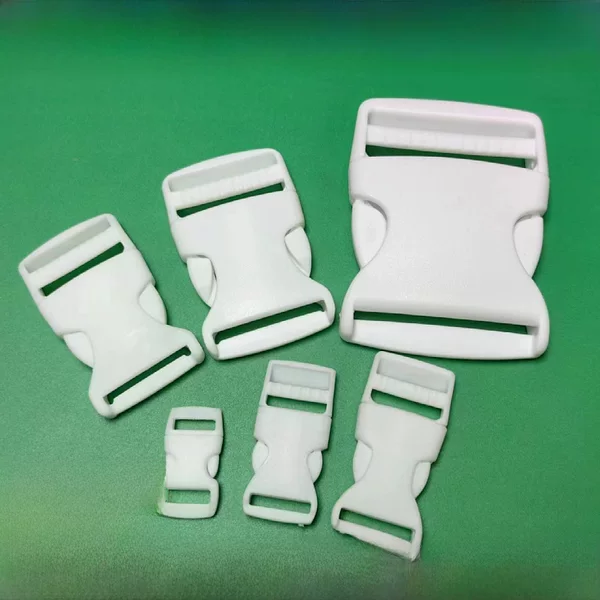 White Buckle Plastic Factory Direct Sale Pom Backpack Luggage Colorful Snap Fastener Bag Accessories Adjustment Buckle