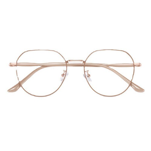 Student myopia glasses female anti-blue light optical Korean version Internet celebrity high appearance round face show face small plain glasses frame