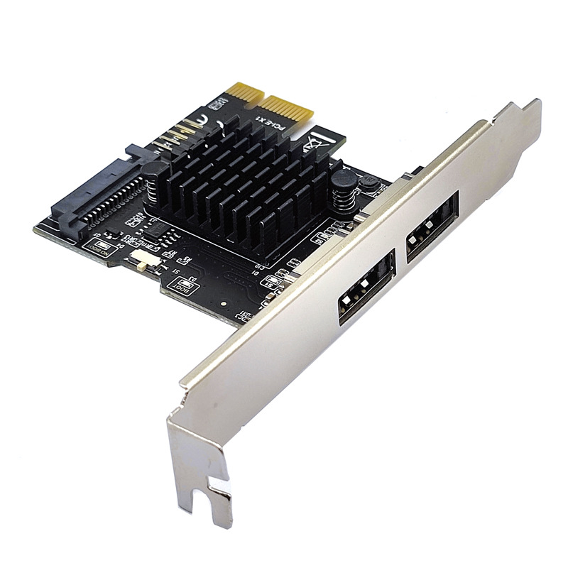 ̨ʽ��pci-eתPower eSATA+USB��չ��6Gת�ӿ�Ӳ���Ȳ��PESATA