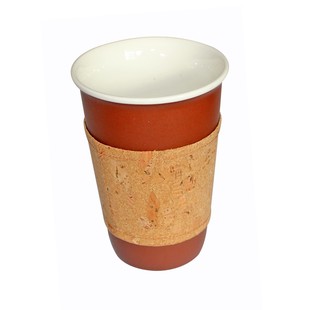 Cork Cloth Cup Cover, Cork for Ceramic Cups, Cork Natural, Good Appearance and Feel. Press Ceramic on Match.