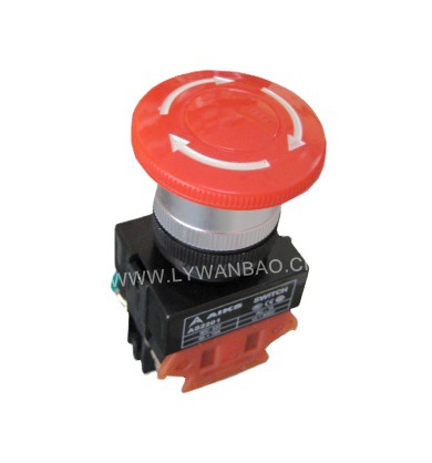 供应 AIKS  爱克斯急停开关按钮 Φ22mm开孔 AS2201-11ZS  红色