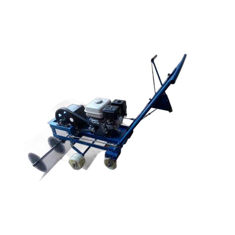 Manual empujador de ancho ancho rotativo cortadora de césped máquina de marcado de césped pequeña máquina de marcado de césped