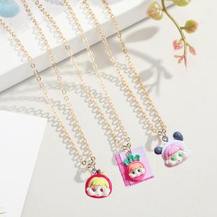 Xiyin cross-dressing doll nail alloy necklace jewelry accessories temperament necklace