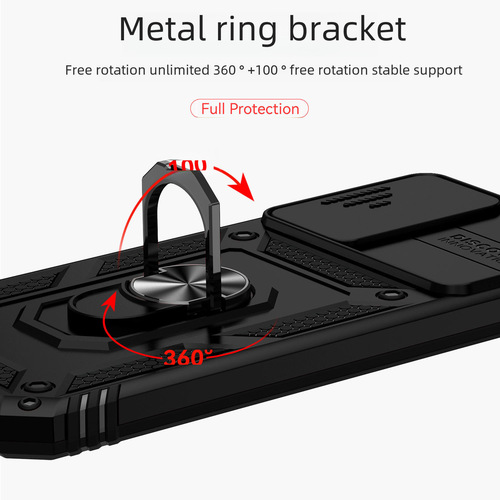 Applicable to Moto G Stylus 2024 Military Officer Window Phone Case Power Motorola G52 Holder Anti-fall