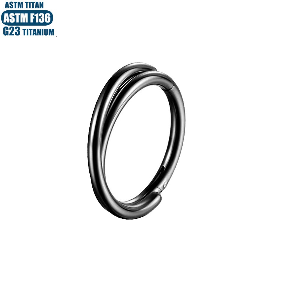 G23 Titanium Seamless Nose Ring Hoop Cross Earring for Cartilage Helix Tragus Piercing Jewelry detail image 13