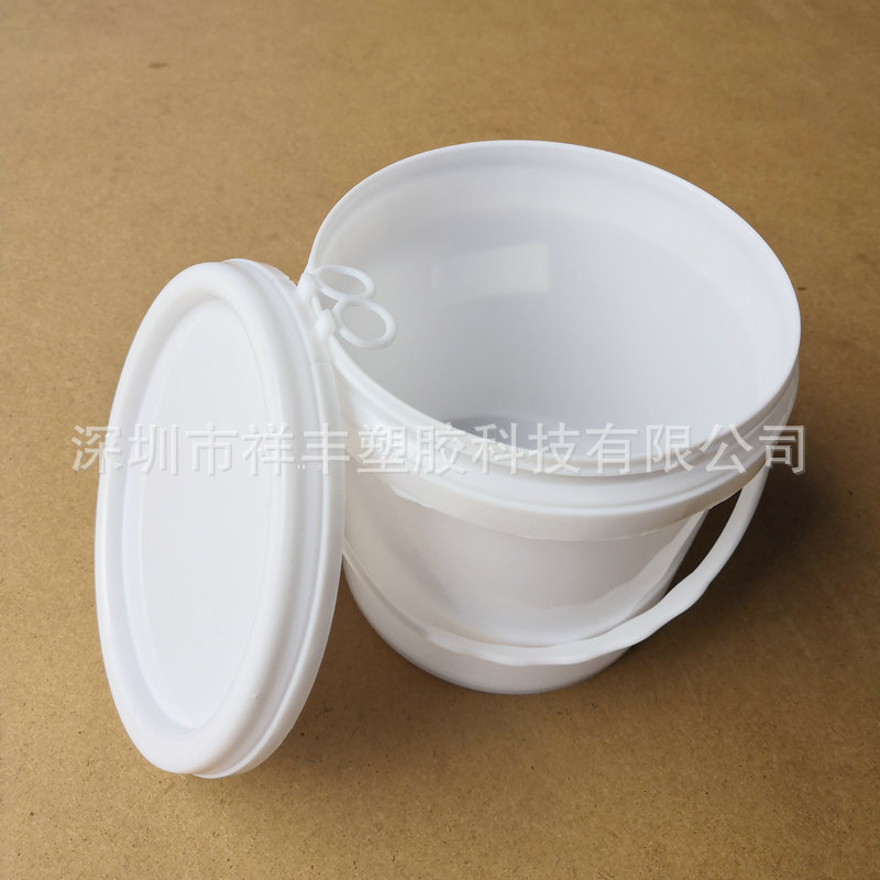 厂家祥丰塑料桶5升塑胶桶5L食品桶好用易开盖防滴漏设计