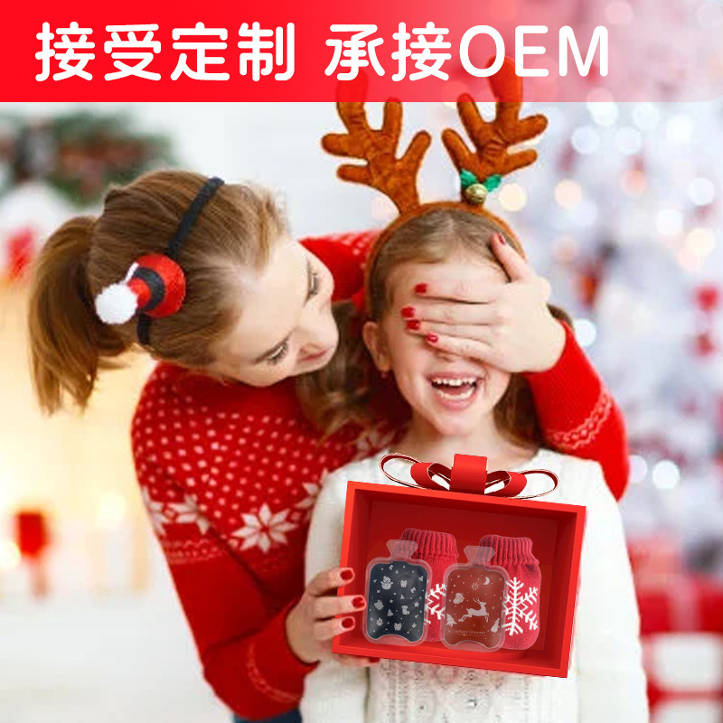 ヨーロッパで人気のメタル製鉄板製クリスマス漫画柄湯たんぽ、再利用可能なミニハンドウォーマー|undefined