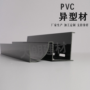 Zhejiang Manufacturer Customized Pvc Special-Shaped Profile Window Frame Protection Strip Plastic U-Shaped Groove Can Be Processed into Multiple Specifications