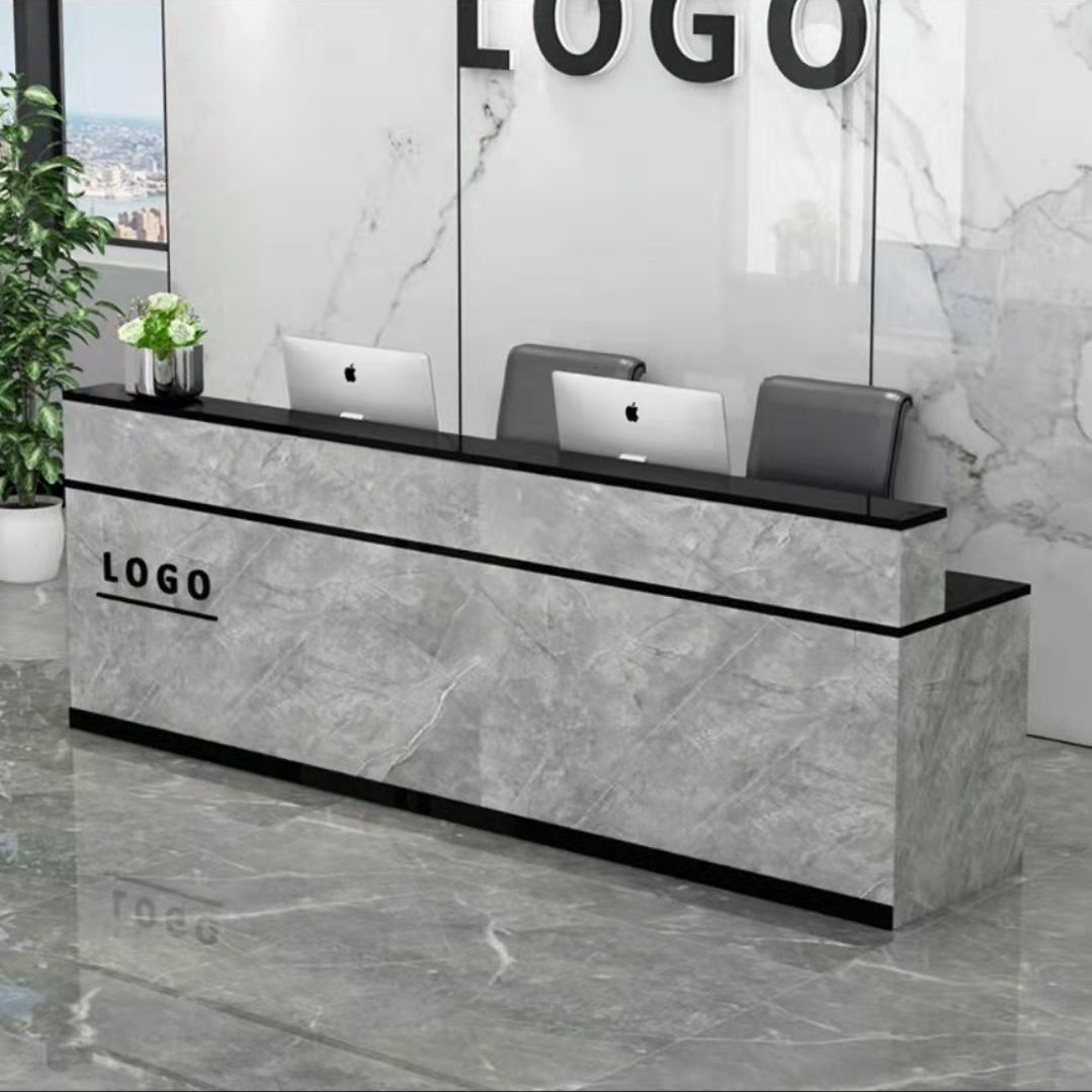 Paint Reception modern Yingbin table clothing shop Cashier small-scale Bar tables company Simplicity Reception The reception desk