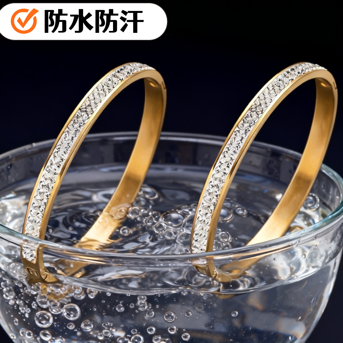 Stainless steel bracelet girls high sense plating niche ladies do not fade buckle titanium steel jewelry jewelry wholesale