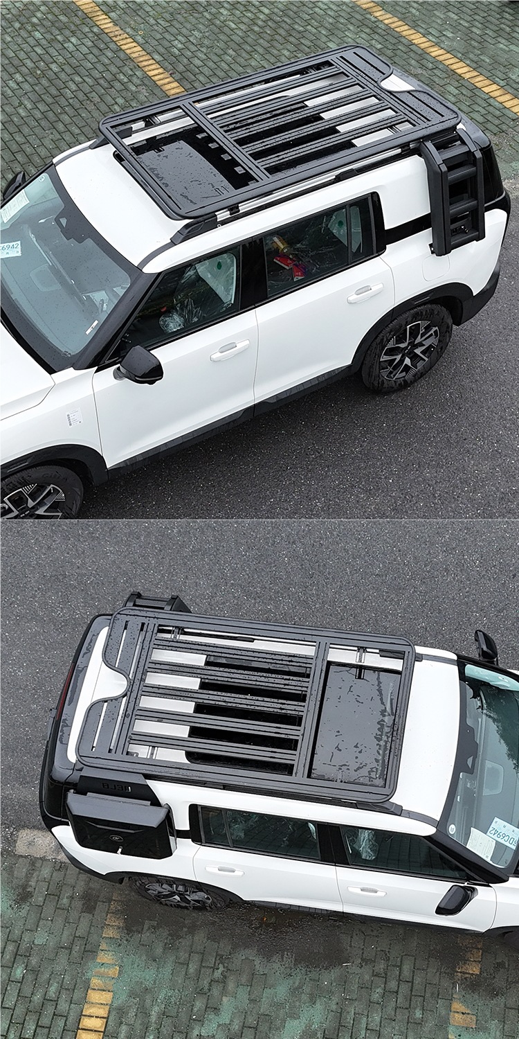 Bj30/Bj40C Extended Range Roof Rack Platform Aluminum Alloy Roof Platform Car Luggage Rack Ladder School Bag