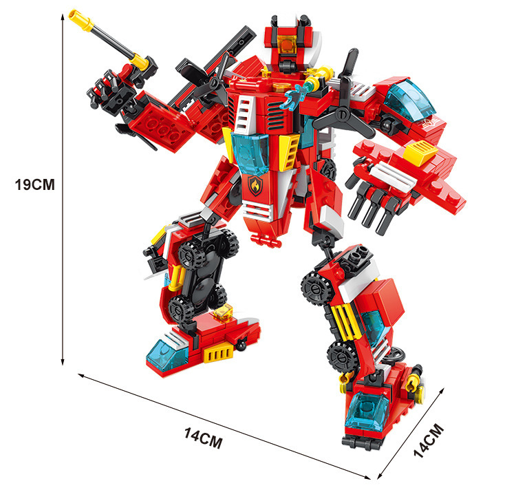 智贝详情图_7兼容乐高8合1变形机器人小颗粒积木工程消防军事
