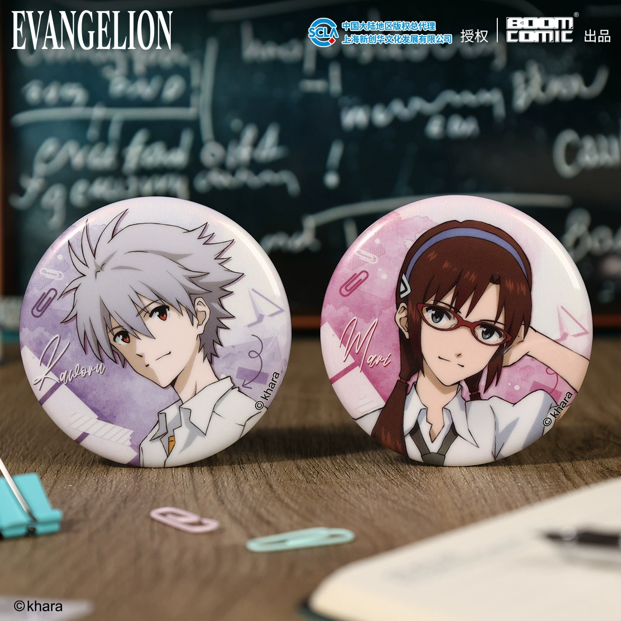 Оригинальный EVA значок Neon Genesis Evangelion серия SchoolMemory, Асука