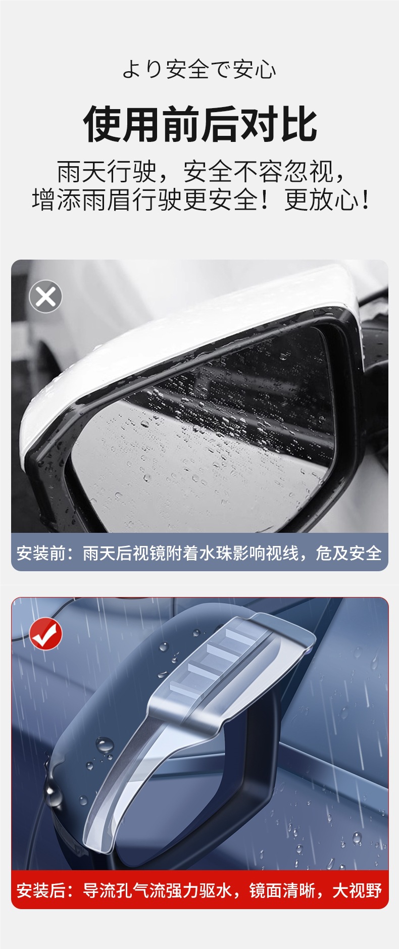 Rain Eyebrow Rearview Mirror Rainproof Car Rainproof Artifact