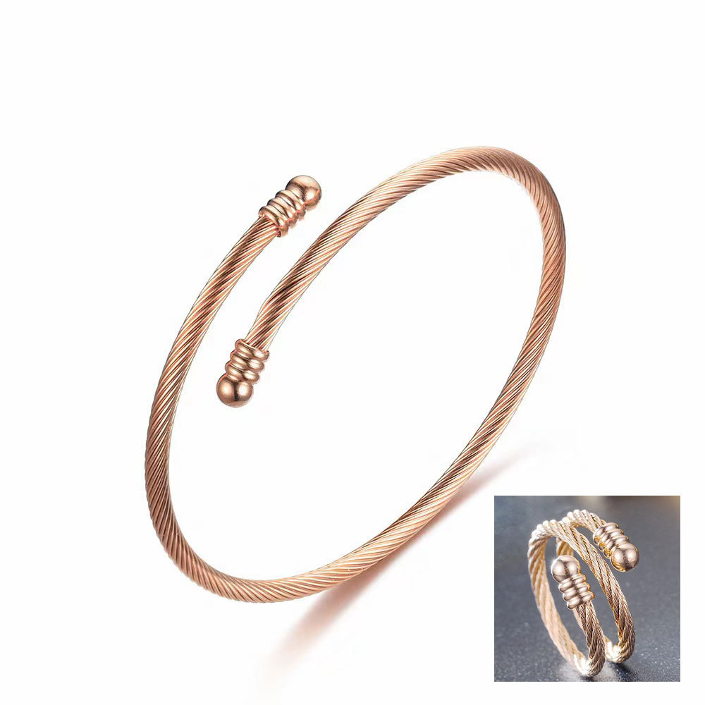 Yunjin transfronterizo Amazon nuevo anillo de acero de titanio ajustable personalidad europea y americana estilo coreano nicho anillo de pareja image 15