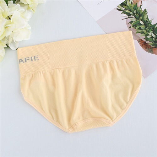 Independent Packaging] Japanese Mid-Thigh Seamless Letter Shaped Tri-Shape Pouch Underwear for Women - Highly Elastic, Comfortable, No-Show, Breathable, and Hip-Lifting