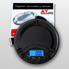 Creative ashtray electronic scale 0.01g jewelry scale small gram weight baking scale mini cross-border pocket scale manufacturer