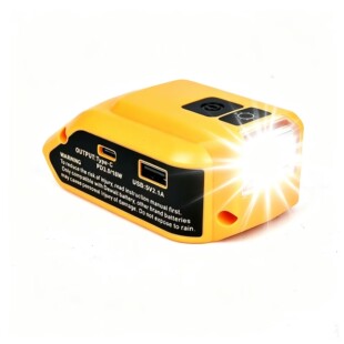 �m��DeWalt�Â�14.4-20V�늳��m������Type-C/USB/ DCݔ��+LED��
