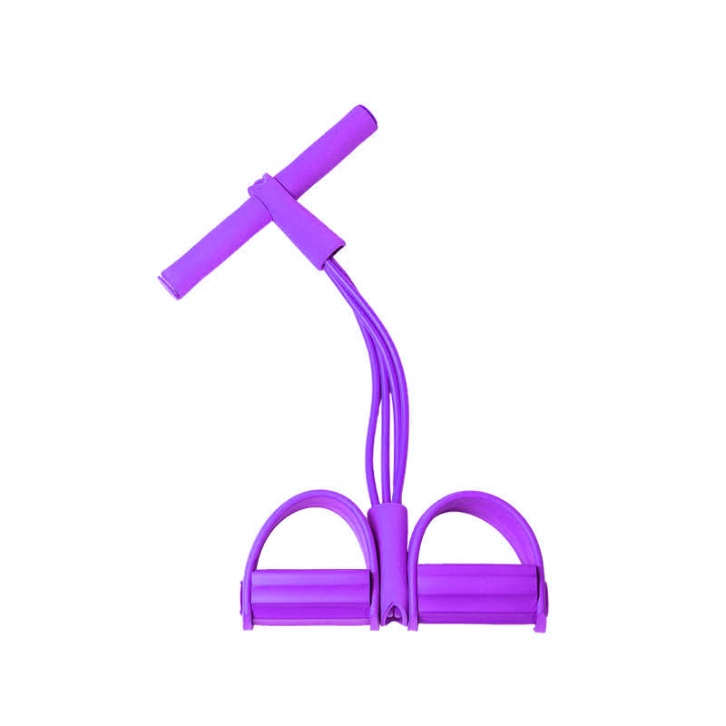 Ventas Directas de fábrica 4 tubo de tensión del pedal Dispositivo de abdominales tensión contracción cuerda yoga tensión cinturón Fitness ayuda