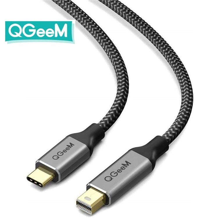 QGeeM USB C to Mini DP 4K @ 60Hz for Apple notebook IMAC all-in-one HD line