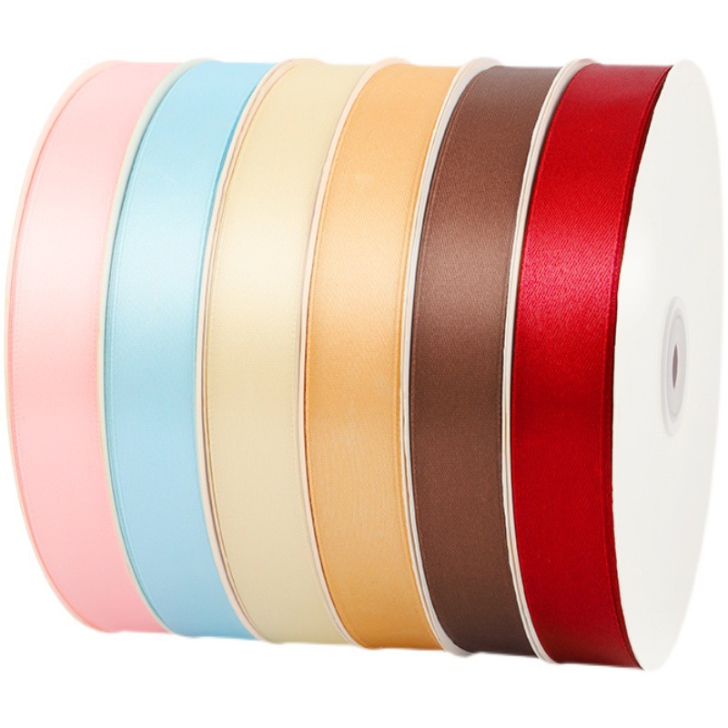 Caja de la torta de embalaje cinta de la cinta ramo de flores decoración cinta arco tira de tela de color sólido cinta para hornear