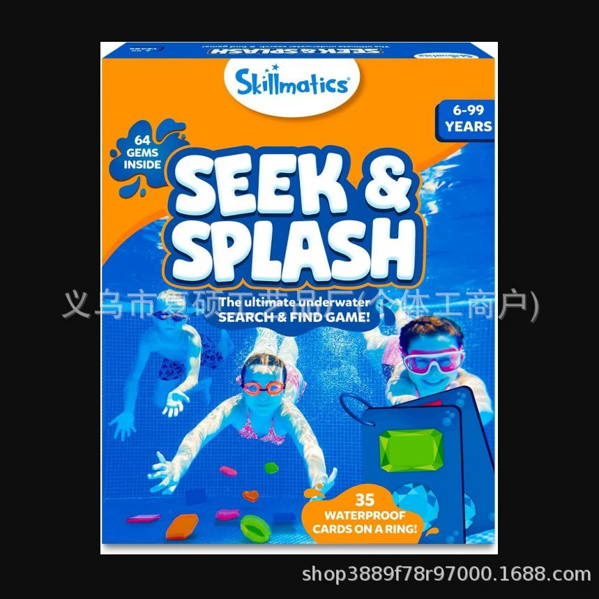 Skillmatics Игрушки для бассейна и игра для подводного дайвинга Игра для дайвинга в бассейне
