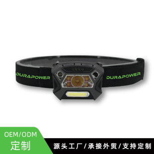 Processing custom induction headlights USB charging highlight led removable portable waterproof night running outdoor headlights