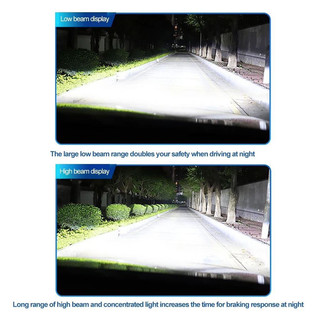 Factory direct 360 degrees six-sided light-emitting car LED lights AliExpress foreign trade explosions car bulb headlights