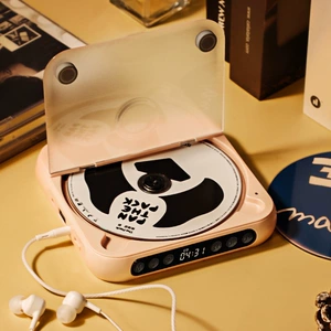 Portable mini CD player MP3 walkman gift portable vinyl CD album record player disc player