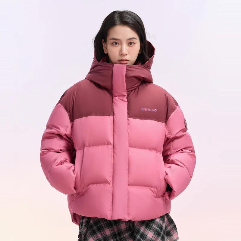 2026 nuevo invierno nuevo suelto nicho de diseño sensación de ropa de pan para mujeres corta con capuzas
