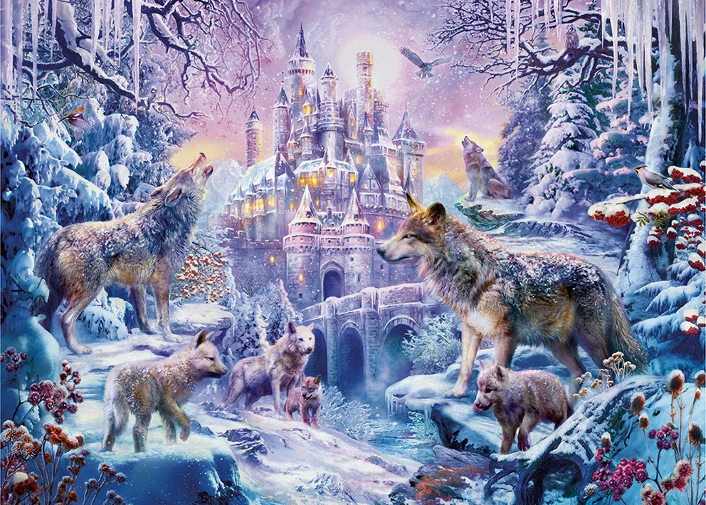 Набор для алмазной мозаики 5D, полный бурти landscape, круглые кристаллы, 30×40 см (несколько дизайнов)
